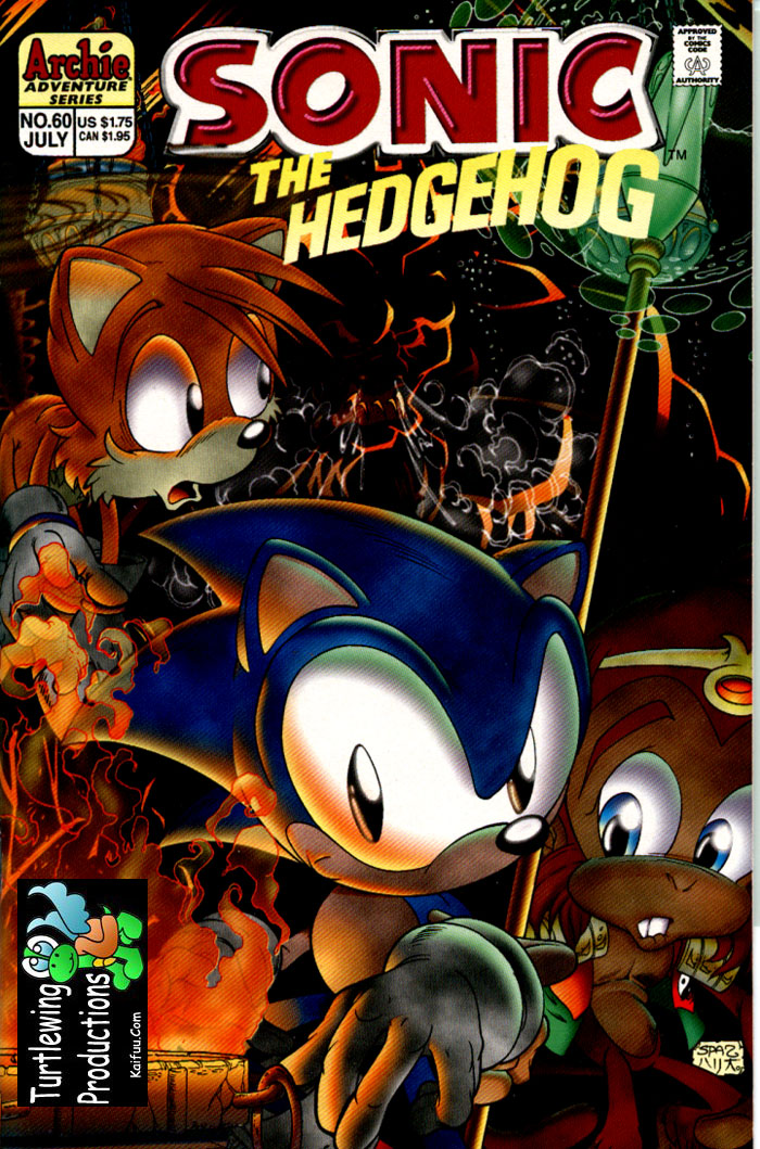 Sonic - Archie Adventure Series July 1998 Cover Page